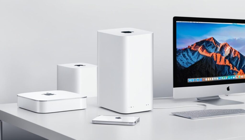 AirPort Extreme Base Station and AirPort Time Capsule